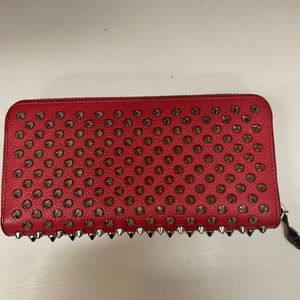 Christian Louboutin Panettone Wallet in Coral